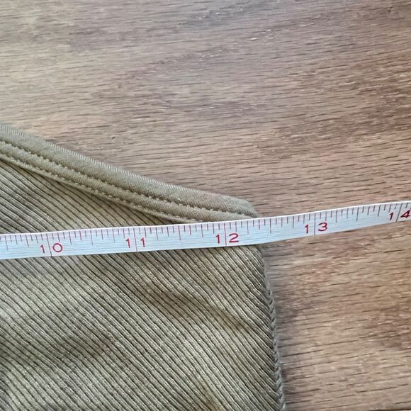 Rag & Bone The Essential Rib Halter Tank Top Size S Khaki Tan - Picture 3 of 6